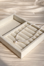 B 3.5–4mm + 8mm | The Held Point | Full Strand Necklace｜In stock｜Ships in 24h