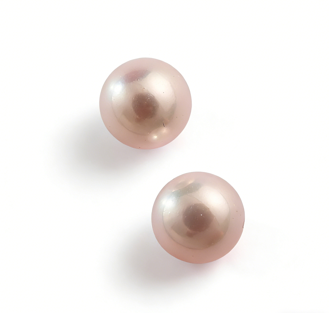 7-7.5mm | Lunar Halo | Stud Earrings