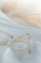 A 3.8-4mm | Whispers of Light |  Full-Strand Necklace