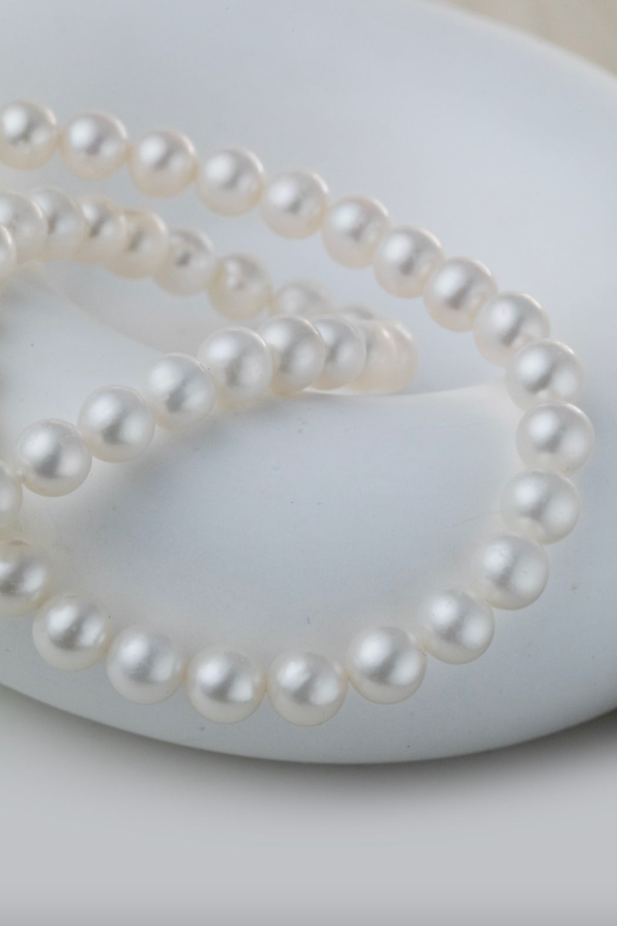 A 5.5-6mm | The Moonlit Stream | Full Strand Necklace