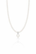 B 3.5–4mm + 8mm | The Held Point | Full Strand Necklace｜In stock｜Ships in 24h