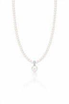 B 3.5–4mm + 8mm | The Held Point | Full Strand Necklace｜In stock｜Ships in 24h