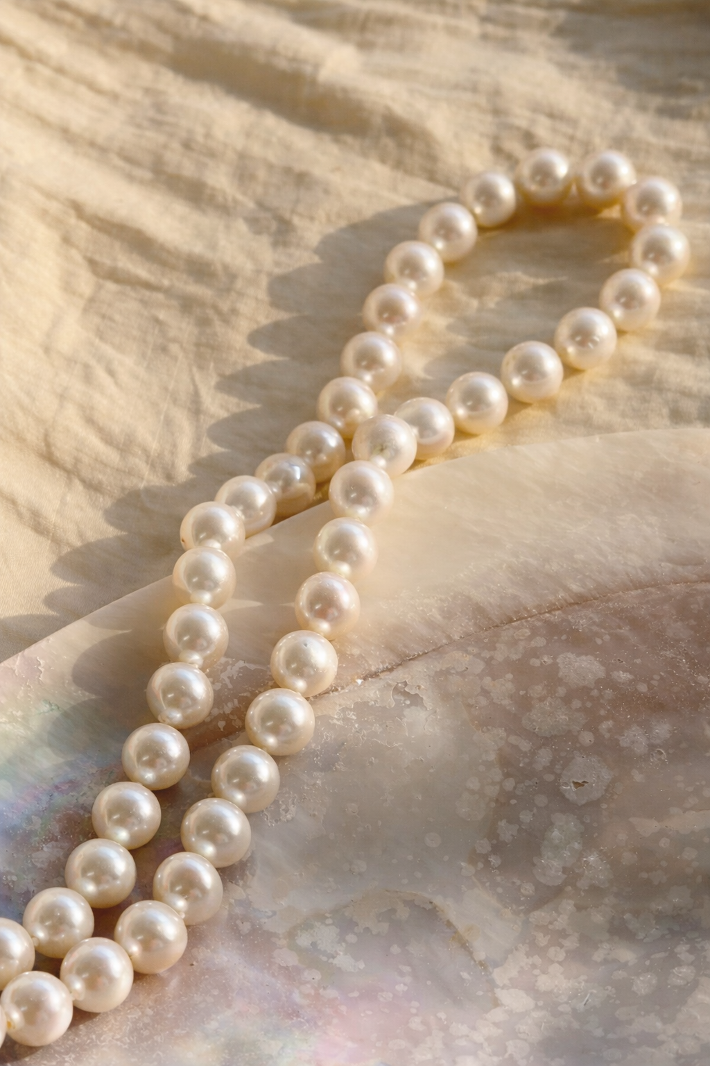 A 9-11mm | The Herald Light | Full Strand Necklace | In stock｜Ships in 24h