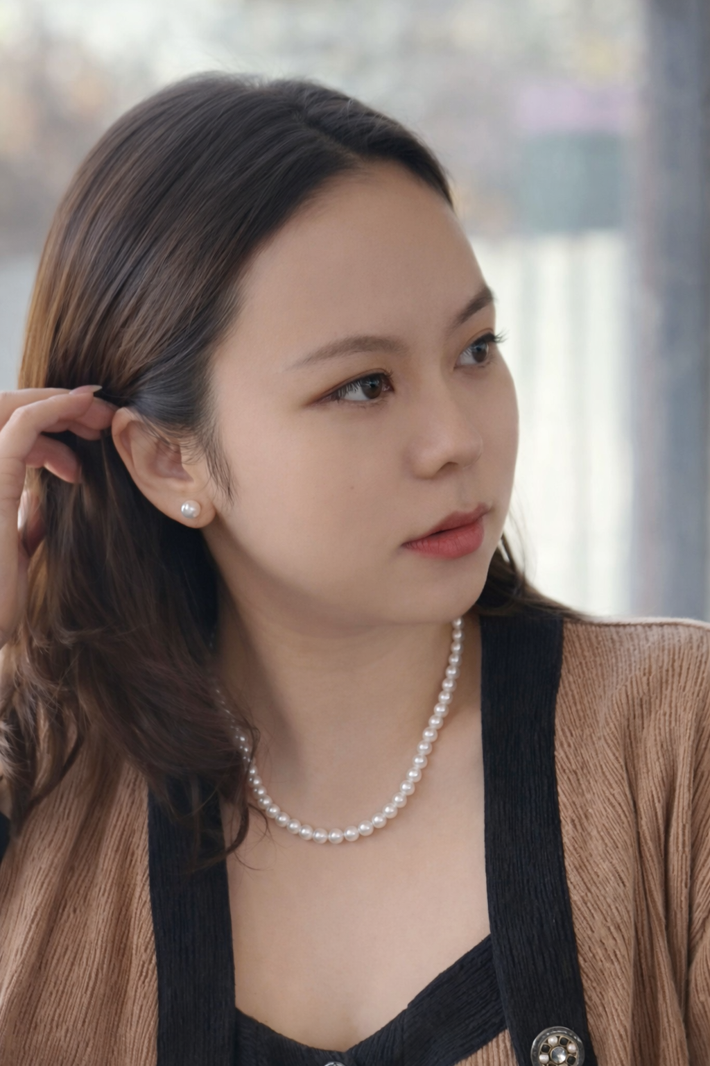 A 5.5-6mm | The Moonlit Stream | Full Strand Necklace | In stock｜Ships in 24h