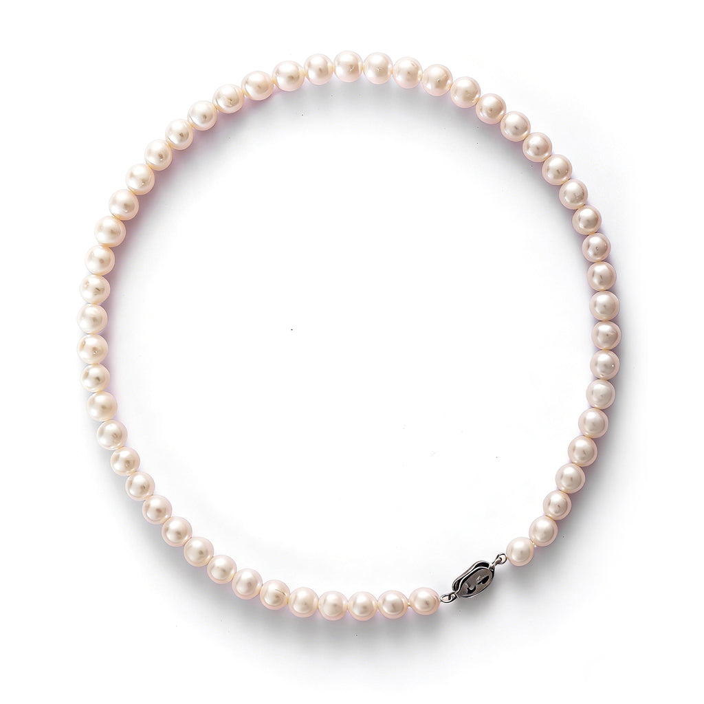 7.5-8mm | The Mirror of Light |  Full Strand Necklace