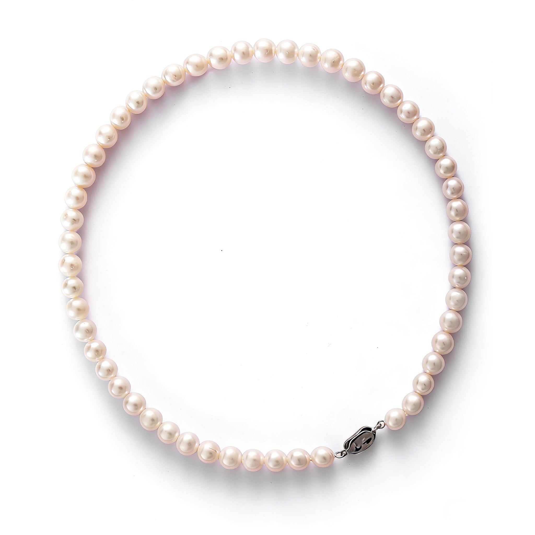 7.5-8mm | The Mirror of Light |  Full Strand Necklace