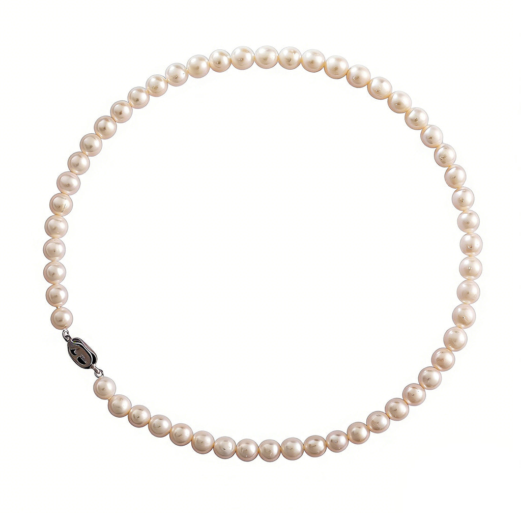 7.5-8mm | The Mirror of Light |  Full Strand Necklace