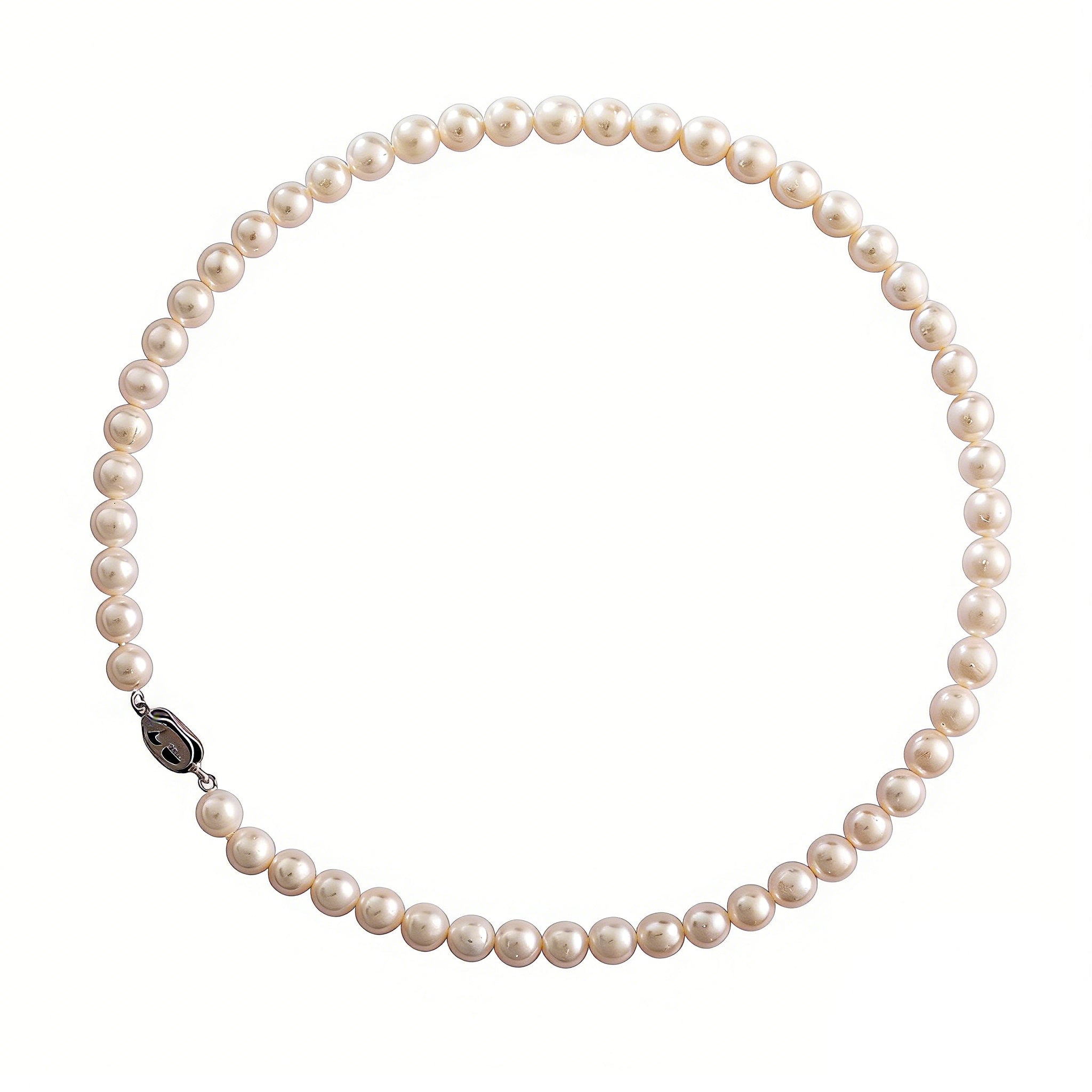 7.5-8mm | The Mirror of Light |  Full Strand Necklace