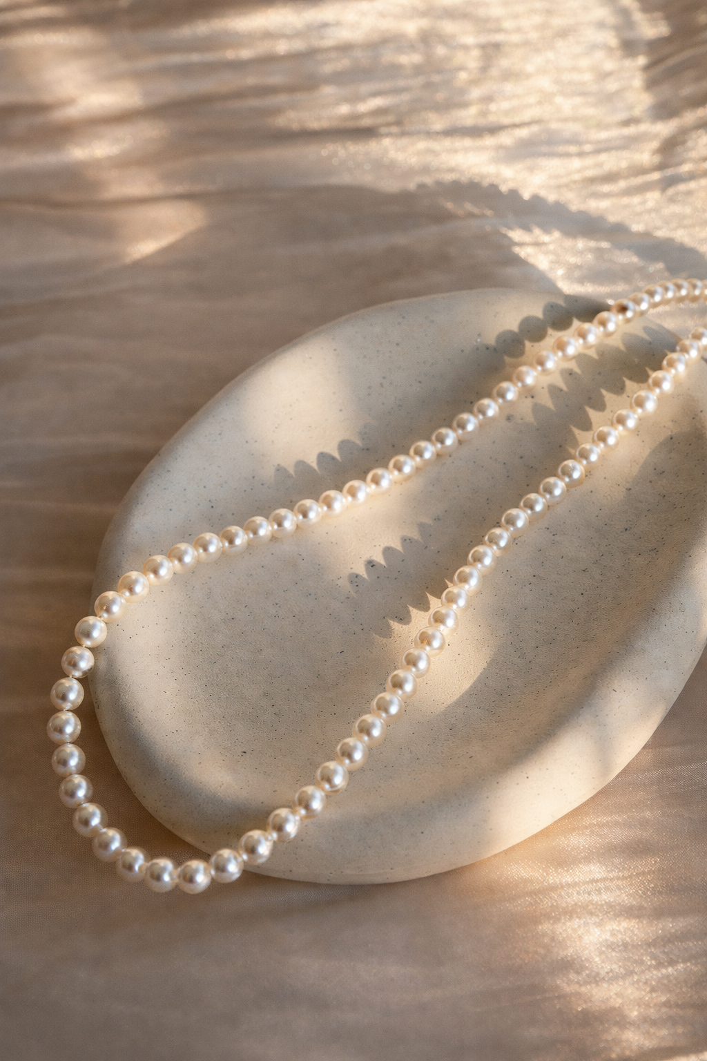 A 5.5-6mm | The Moonlit Stream | Full Strand Necklace | In stock｜Ships in 24h