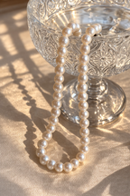 A 7.5-8mm | The Mirror of Light |  Full Strand Necklace | In stock｜Ships in 24h