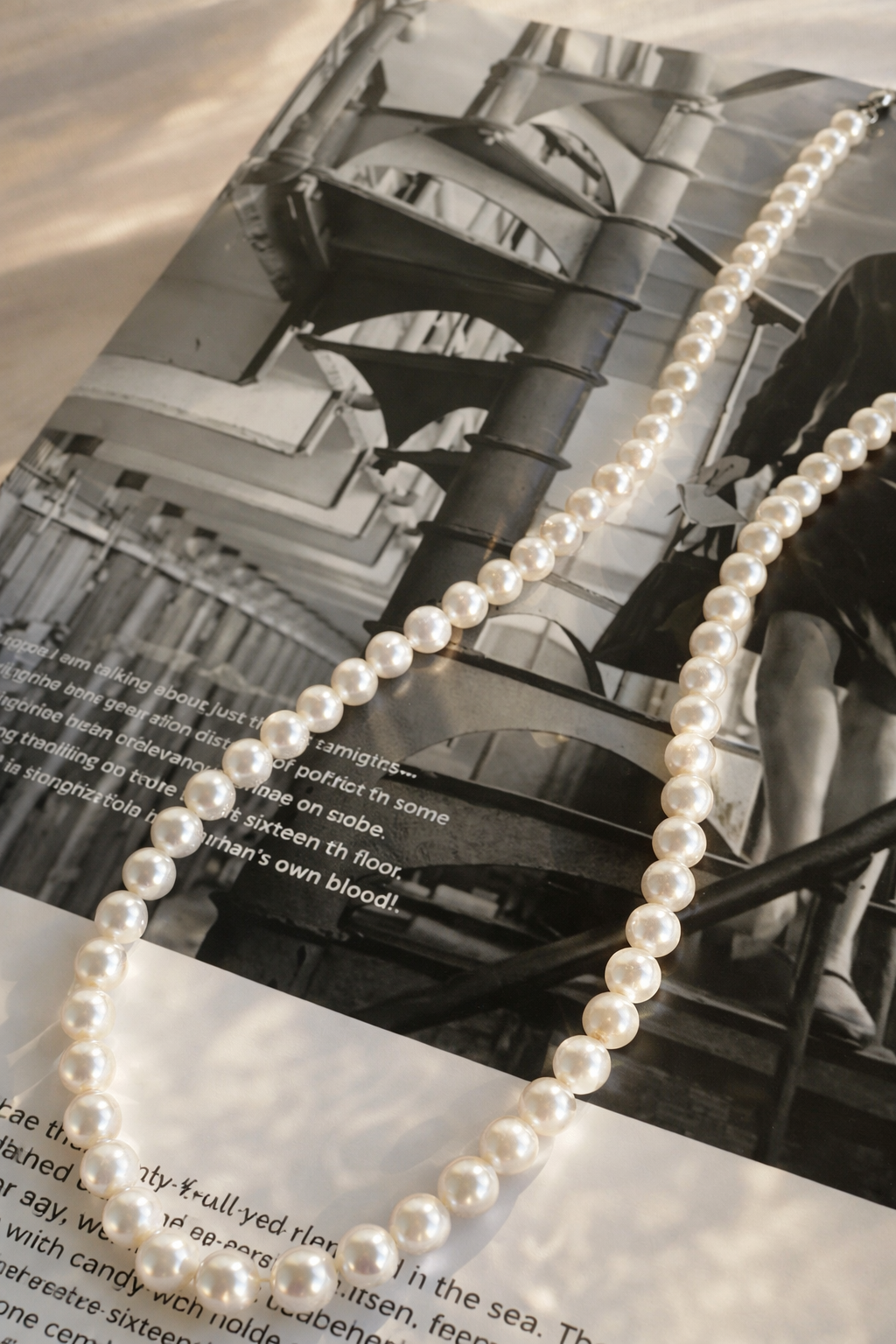 A 5.5-6mm | The Moonlit Stream | Full Strand Necklace | In stock｜Ships in 24h