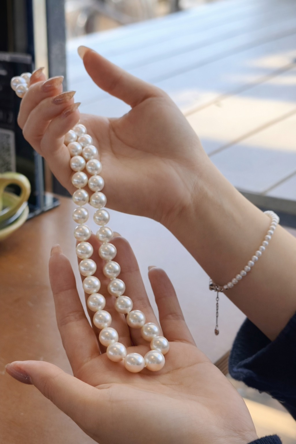 A 9-11mm | The Herald Light | Full Strand Necklace | In stock｜Ships in 24h