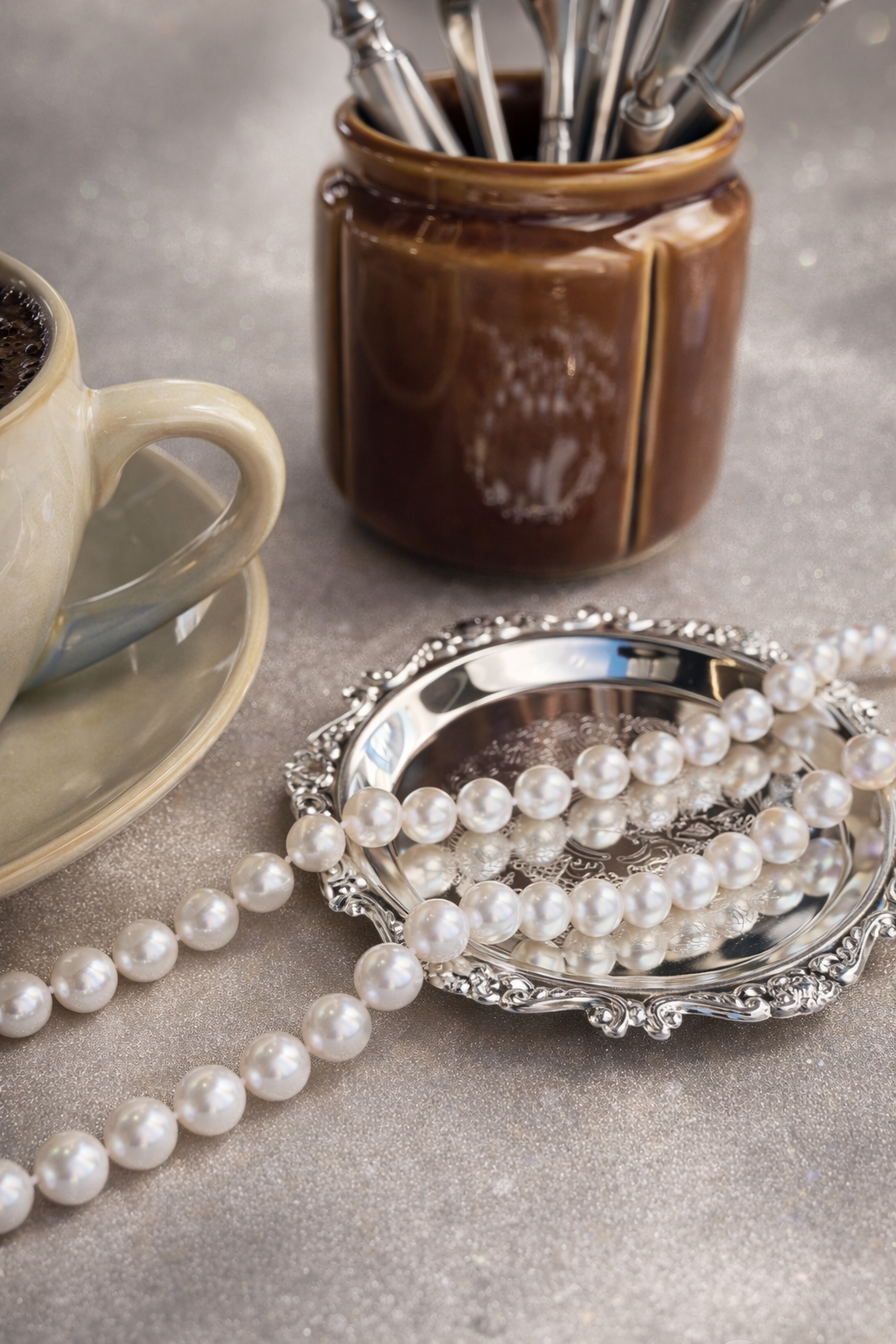 A 7.5-8mm | The Mirror of Light |  Full Strand Necklace | In stock｜Ships in 24h